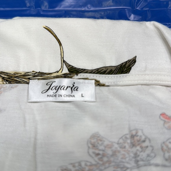 NWT-Joyaria Women Bamboo Super Soft Comfy Long Sleeve Button Down Pajama Set - Picture 10 of 11